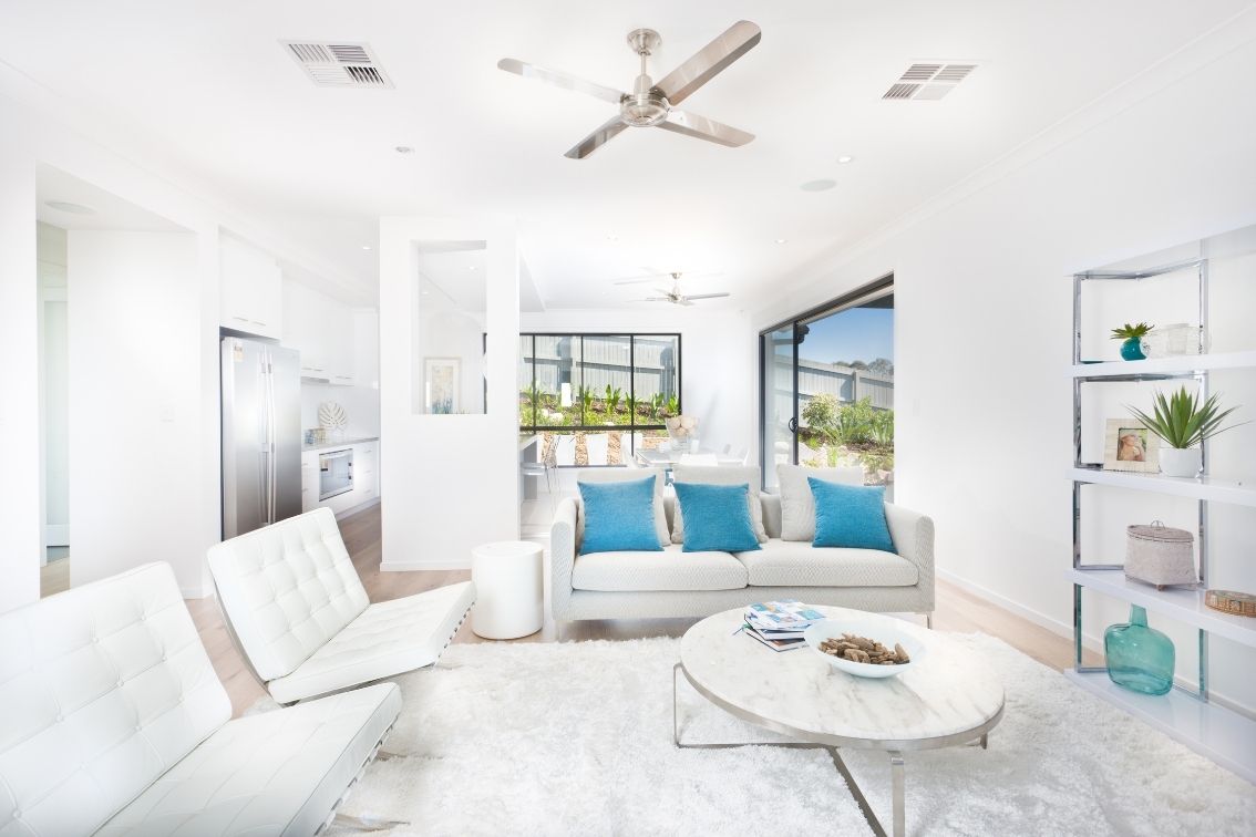 Small Blue and White Flower Pots